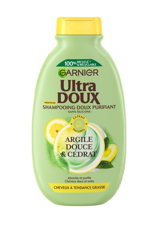 Champú Argile douce et cédrat Ultra Doux - Cabello con tendencia grasa - 300 ml