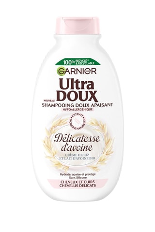 Champú Délicatesse d'avoine Ultra Doux - Cabello y cuero cabelludo delicados - 300 ml