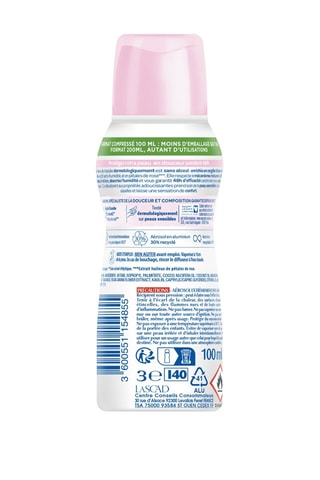 Desodorante comprimido Cadum suavidad de rosa - Piel sensible - 100 ml