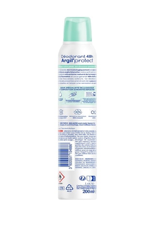 Desodorante Argil’protect algodón - Piel sensible - 200 ml