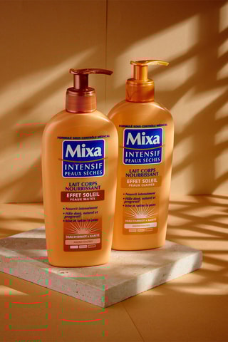 Leche corporal nutritiva con efecto sol - Piel seca - 250 ml