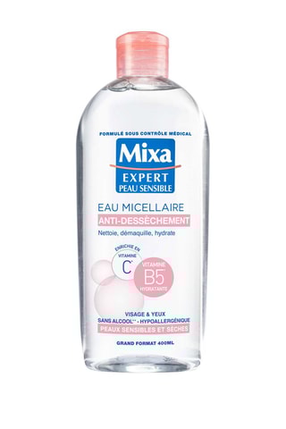 Agua micelar antisequedad - Piel sensible y seca - 400 ml