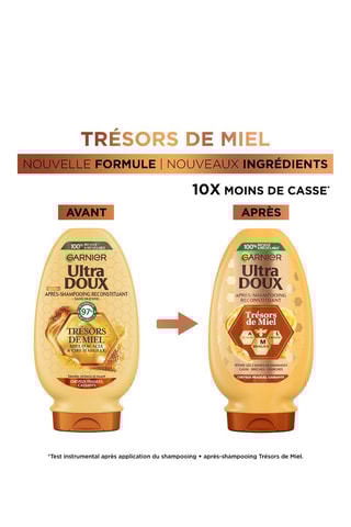 Acondicionador reconstituyente Trésors de miel - Cabello frágil, debilitado - 250 ml