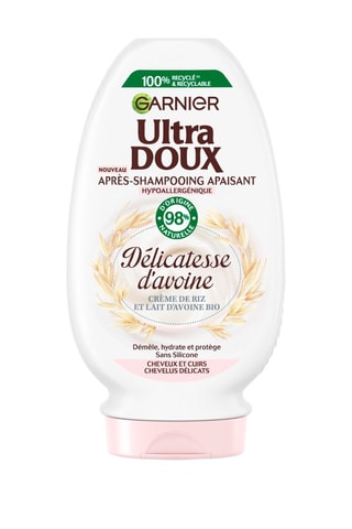 Acondicionador calmante Délicatesse d'avoine Ultra Doux - Cabello y cuero cabelludo delicados - 250 ml