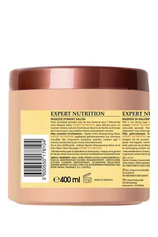 Mascarilla profesional Expert Nutrition - Cabello seco - 400 ml