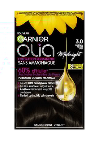 Coloración permanente Olia - 3.0 Castaño oscuro - 986 ml