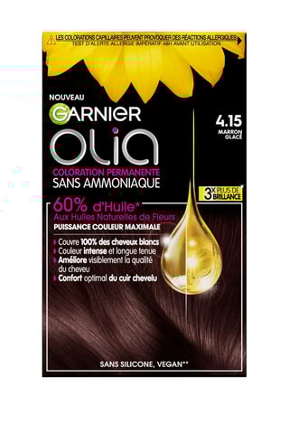 Coloración permanente Olia - 4.15 Chocolate - Cabello normal