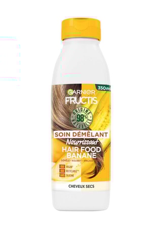 Tratamiento capilar desenredante vegano Hair Food - Plátano - Cabello seco - 350 ml