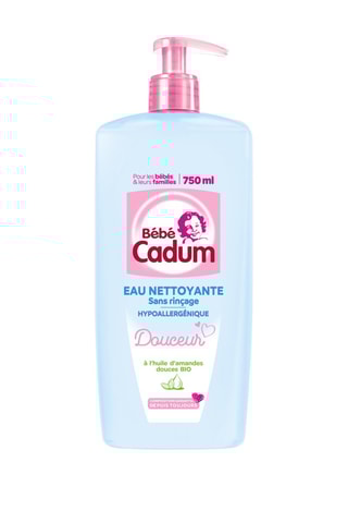 Agua limpiadora para bebé - Piel delicada - 750 ml