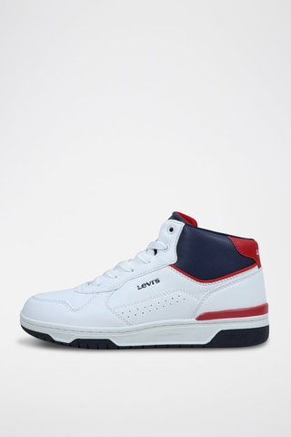 Sneakers Dereck - Blanc et bleu marine