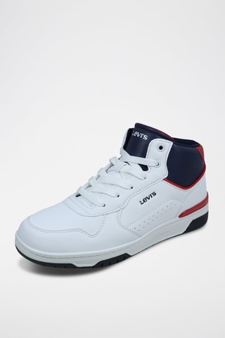 Sneakers Dereck - Blanc et bleu marine