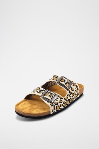 Mules Meeks JR N - Beige et noir