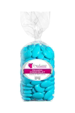 Dragée chocolat 70% cacao - Bleu Caraïbes - 500 g