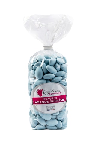 Dragée amande 40% - Bleu - 500 g