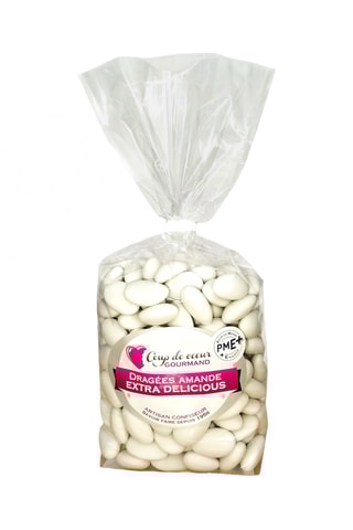 Dragée amande 28% - Blanc - 1 kg