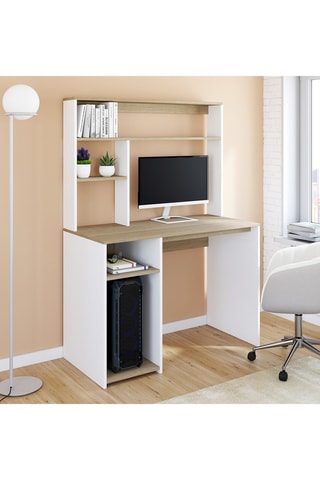 Escritorio con estantes Danny - 100 x 50 x 143 cm