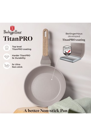 3 sartenes Taupe Nordic – 20, 24 y 28 cm