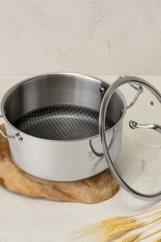 2 ollas y 2 sartenes de acero inoxidable Eternal