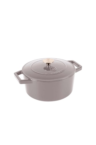 Cacerola de metal fundido Taupe - 4,35 l - 24 cm