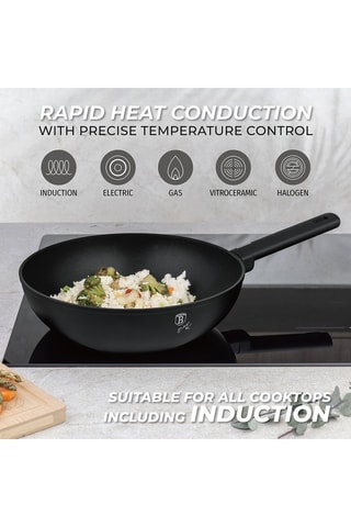 Wok Matte Black – 28 cm – 3,2 l