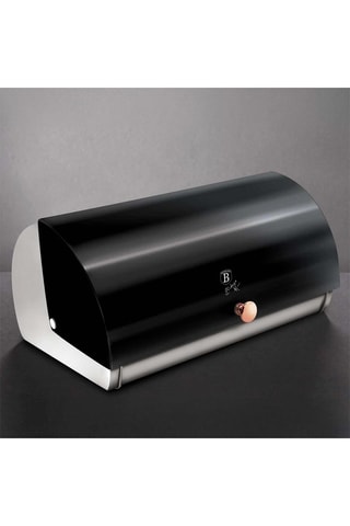 Panera de acero inoxidable Black Rose - 38,5 x 28 x 18,5 cm