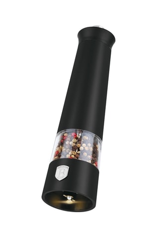 Molinillo de sal y pimienta eléctrico de acero inoxidable y cerámica