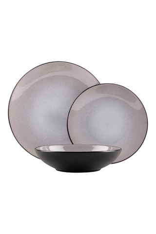 Vajilla de gres Taupe Collection - 18 piezas