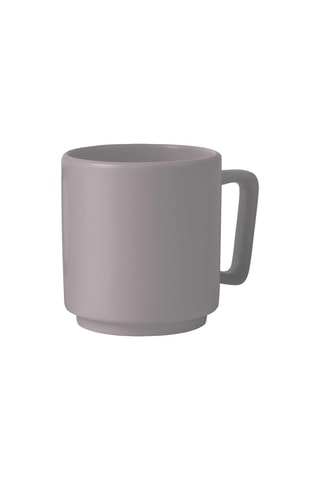 4 tazas de porcelana Matt Taupe - 300 ml
