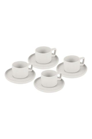 Juego de café de gres Sahara - 8 piezas