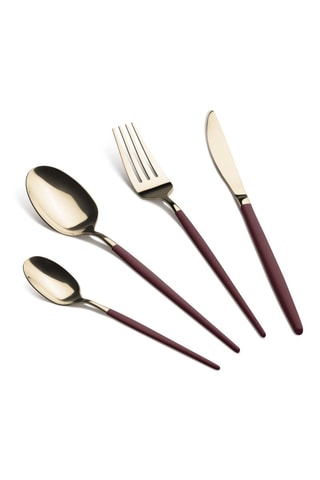 Cubertería de acero inoxidable - 24 piezas