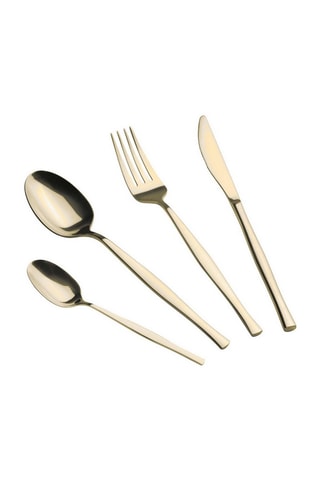 Cubertería de acero inoxidable - 24 piezas