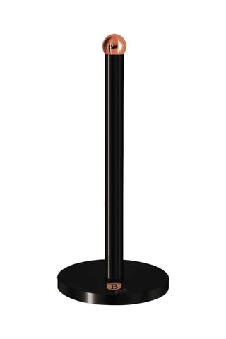 Portarrollos de cocina de acero inoxidable Black Rose 