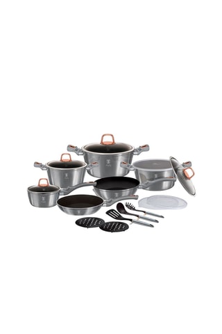 Batería de cocina con revestimiento de titanio Moonlight - 18 piezas