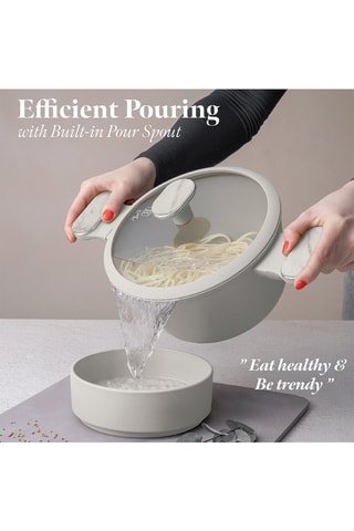 Batería de cocina Sahara Marble - 10 piezas