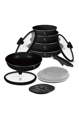 Batería de cocina con revestimiento de titanio Monaco - 13 piezas