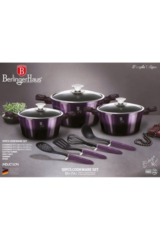 Batería de cocina Purple Eclipse - 10 piezas
