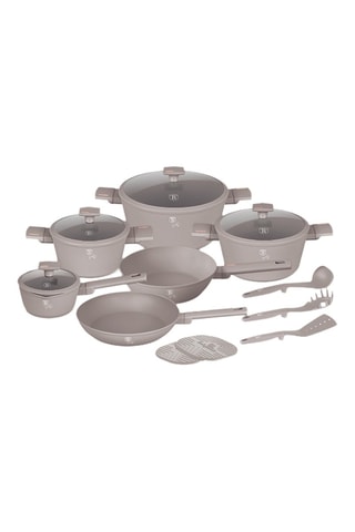 Batería de cocina Taupe Collection - 15 piezas