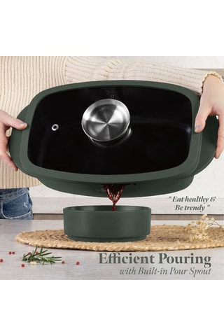 Asador Matte Green – 6 l