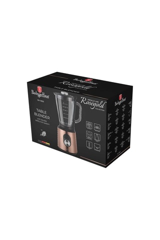 Batidora de vaso con hojas de acero inoxidable - 1000 W - 1,5 l