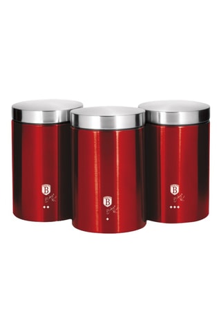 3 botes de acero inoxidable Metallic Line