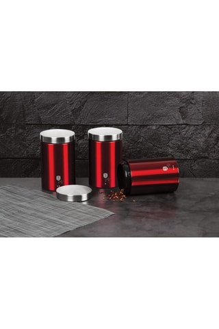 3 botes de acero inoxidable Metallic Line