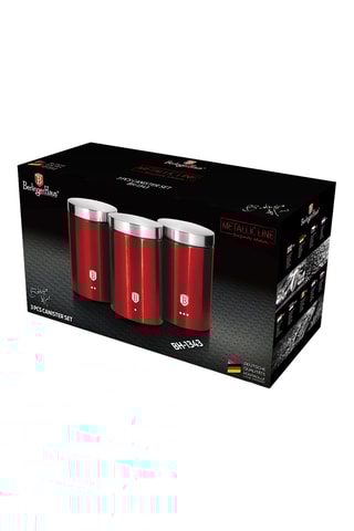 3 botes de acero inoxidable Metallic Line