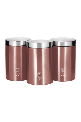 3 botes de acero inoxidable I-rose - 11 cm