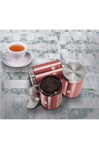 3 botes de acero inoxidable I-rose - 11 cm