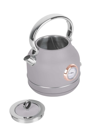 Hervidor de acero inoxidable Matt Taupe - 1,7 l