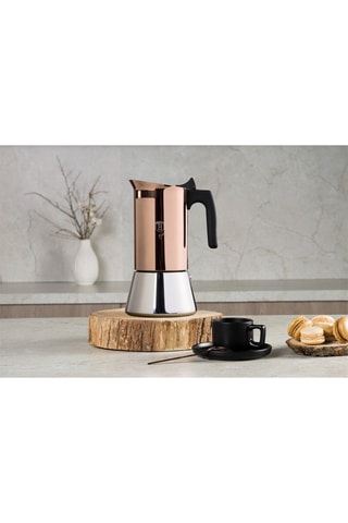 Cafetera de acero inoxidable - 9 tazas