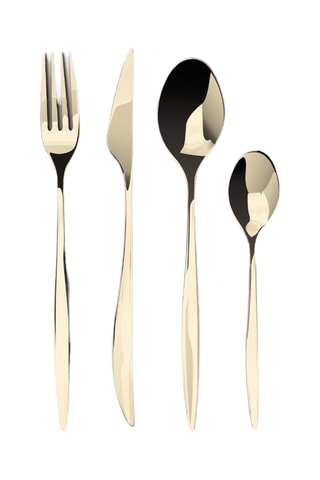 Cubertería de acero inoxidable - 24 piezas