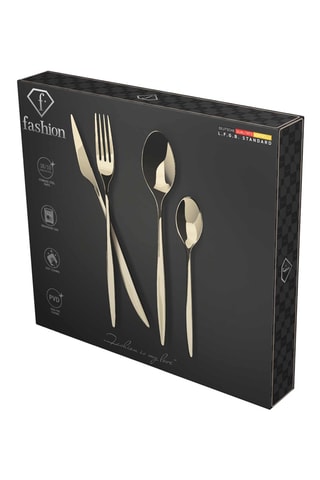 Cubertería de acero inoxidable - 24 piezas