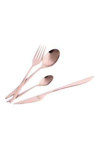 Cubertería de acero inoxidable - 24 piezas