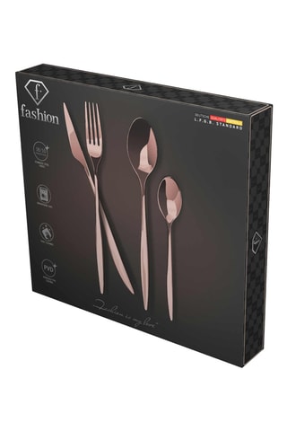 Cubertería de acero inoxidable - 24 piezas